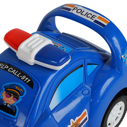 Машинка инерционная ТМ "Компания Друзей" полицейская синяя 30х16х15,5 см в Джамбо Тойз #4