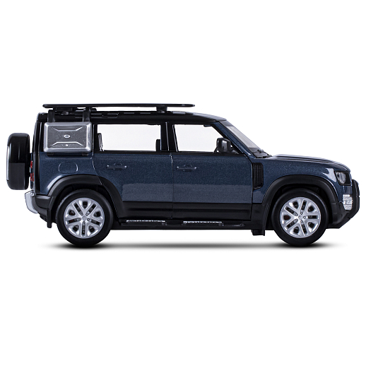 ТМ "Автопанорама" Машинка металлическая 1:32 Land Rover Defender 110, синий, откр.4 двери, капот, багажник, свет, звук, свободный ход колес, в/к 18*13,5*9 см в Джамбо Тойз #8