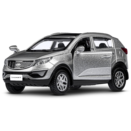 ТМ "Автопанорама" Машинка металлическая 1:39 KIA SPORTAGE R, серебряный, откр. двери, инерция, 17,5*12,5*6,5 см в Джамбо Тойз #5