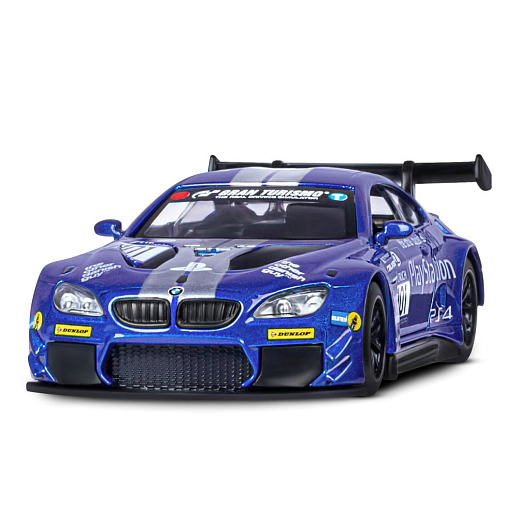 ТМ "Автопанорама" Машинка металлическая 1: 44 BMW M6, синий, откр. двери, инерция, в/к 17,5*12,5*6,5 см в Джамбо Тойз #4