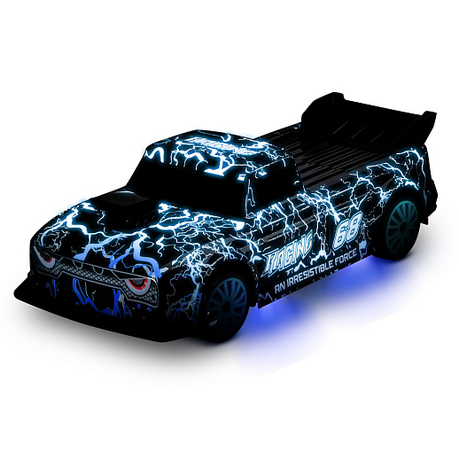 Р/У Машина для дрифта с 3D подсветкой кузова,М1:24,2.4GHz,4WD,4 доп.колеса,конусы 6шт,с аккум.,цв.синий,в/к 20,7*12,2*12,8см в Джамбо Тойз #5