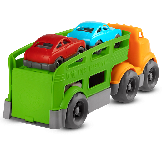 ТМ "Компания Друзей" трейлер оранжево-зеленый, в коробке  32,5х15,5х11,5 см в Джамбо Тойз #6