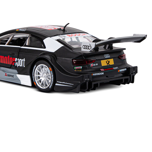 ТМ "Автопанорама" Машинка металлическая  1:32 Audi RS 5 DTM, черный матовый, свет, звук, откр. двери, инерция, в/к 17,5*13,5*9 см в Джамбо Тойз #17