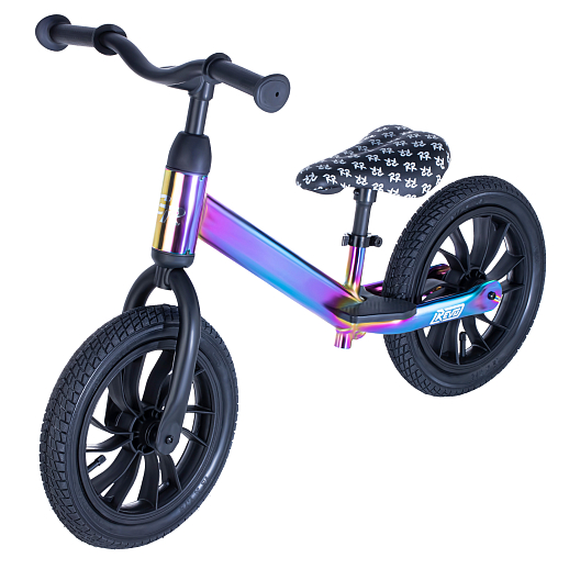 Беговел "CITYRIDE REVO" air 12". Рама сталь, вынос, диск пластик. Сиденье с эксцентриком. Цвет бензин синий в Джамбо Тойз #2