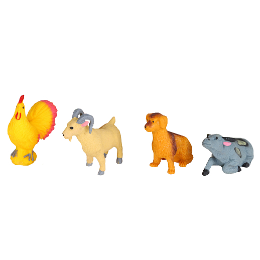 Набор игрушек-тянучек "Домашние животные" в ассортименте, 20шт/упак, в/к 28*15*9 см в Джамбо Тойз #2