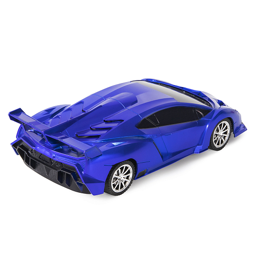 Машинка на радиоуправлении AUTODRIVE, 1:18, 4 канала,свет, синий, в/к 27*13*10 см, , в Джамбо Тойз #5