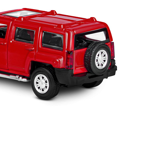 ТМ "Автопанорама" Машинка металлическая 1:43  Hummer H3, красный, откр. двери, инерция, в/к 17,5*12,5*6,5 см в Джамбо Тойз #13