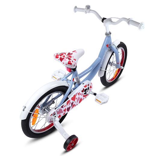 Велосипед двухколёсный CITYRIDE, модель CR-B2-04H, колеса 16", рама сталь, колеса алюмниий, балансирные колеса, картриджная каретка, цвет голубой в Джамбо Тойз #3