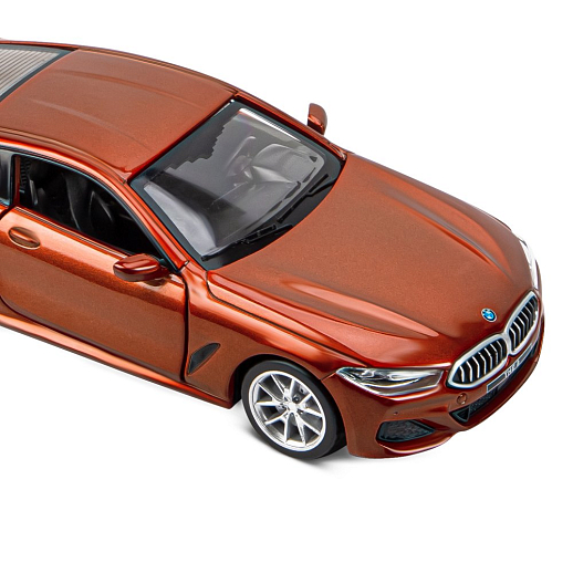 ТМ "Автопанорама" Машинка металлическая 1:35 BMW M850i Coupe, красный, откр. двери, свет, звук, инерция в/к 17,5*13,5*9 см в Джамбо Тойз #17