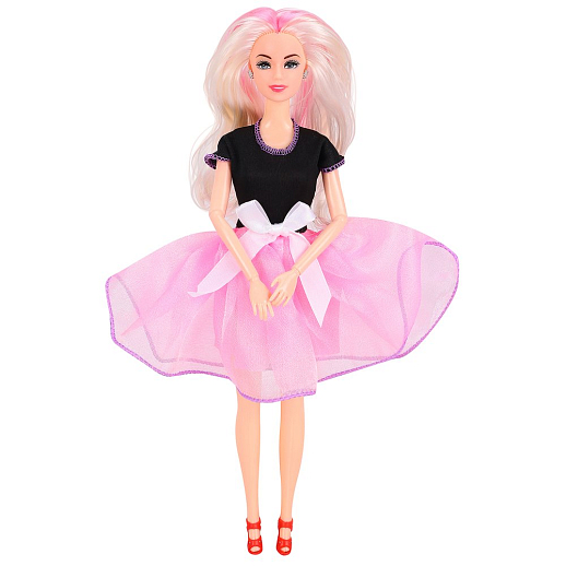 Кукла "Модница" с шарнирными руками, в комплекте тележка и игрушечные продукты, в/к 26х6,5х33 см в Джамбо Тойз #4