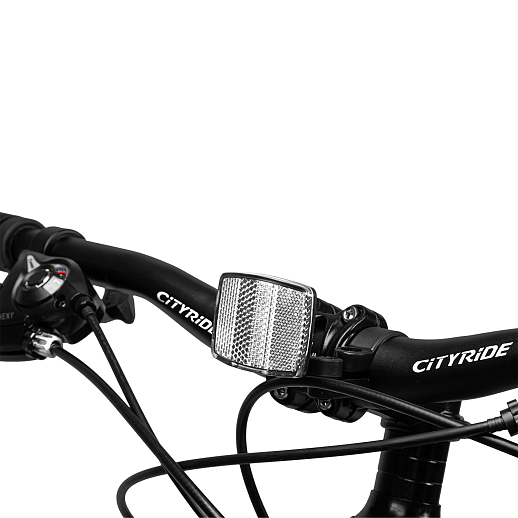 Велосипед двухколёсный CITYRIDE, модель CR-B2-SH01, рама сталь, размер колёс 26", двойные алюминиевые обода, 21 скорость, амортизационная вилка, цвет зеленый в Джамбо Тойз #9