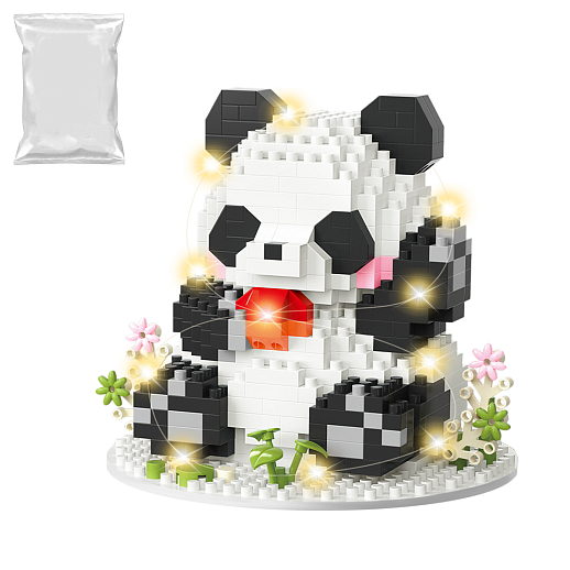 Конструктор "Панда" 574 дет., со светом,  в/п в Джамбо Тойз