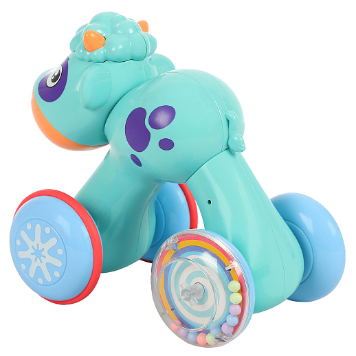 Развивающая игрушка "Бычок",  цвет голубой, в/к 16х10х18 см в Джамбо Тойз #5