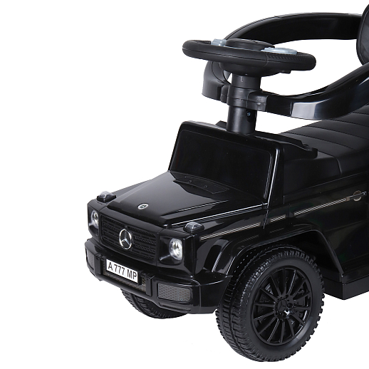 Лицензионная машинка-толокар “Mercedes-Benz” с родительской ручкой , звук, цвет черный, в/к 67х35х30см в Джамбо Тойз #18
