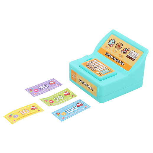 Игровой набор "Кафе", в комплекте игрушечные продукты, касса, аксессуары, в/п 28х18х5 см в Джамбо Тойз #8