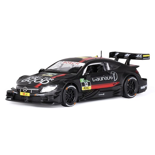 ТМ "Автопанорама" Машинка металлическая 1:32 Mercedes-AMG C 63 DTM, черный матовый, откр. двери, свет, звук, инерция,  в/к 17,5*12,5*6,5 см в Джамбо Тойз #4