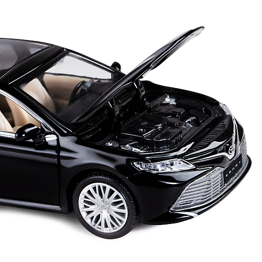 ТМ "Автопанорама" Машинка металлическая 1:34 Toyota Camry, черный, свет, звук, откр. двери, капот и багажник,  в/к 17,5*13,5*9 см в Джамбо Тойз #8