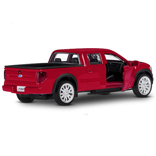 ТМ "Автопанорама" Машинка металлическая 1:52 Ford F-150 SVT Raptor-2, красный, откр. двери, инерция, в/к 16*7,5*5 см в Джамбо Тойз #4