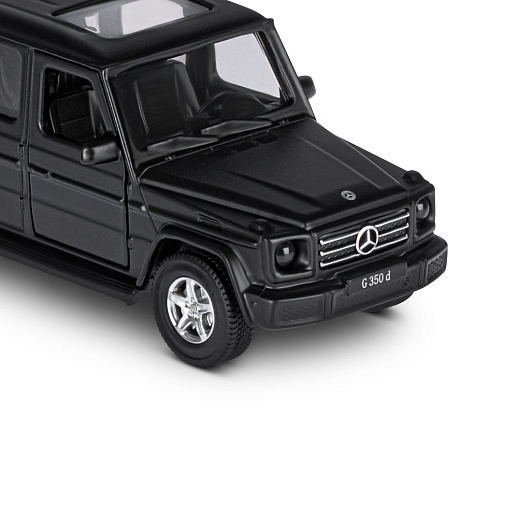 ТМ "Автопанорама" Машинка металлическая 1:42 Mercedes-Benz G350d, черный, откр. двери, инерция, в/к 17,5*12,5*6,5 см в Джамбо Тойз #16