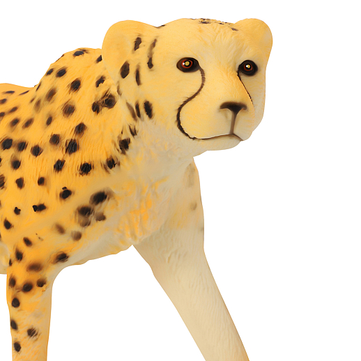 ТМ "КОМПАНИЯ ДРУЗЕЙ", серия "Животные планеты Земля". Леопард, эластичная поверхность с шероховатостями, мягкий наполнитель, бирка, 24,5.0X7.0X18.0 в Джамбо Тойз #3