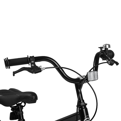 Велосипед двухколёсный CITYRIDE, модель CR-B2-07B, колеса 16", рама сталь, дисковые мех. тормоза, обода сталь, балансирные колёса, цвет черный в Джамбо Тойз #5