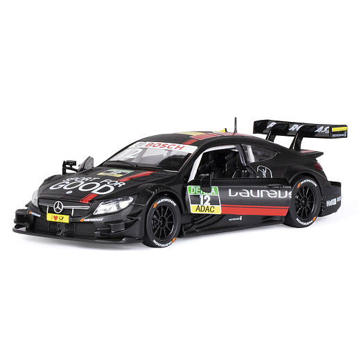 ТМ "Автопанорама" Машинка металлическая 1:32 Mercedes-AMG C 63 DTM, черный матовый, откр. двери, свет, звук, инерция,  в/к 17,5*12,5*6,5 см в Джамбо Тойз #7