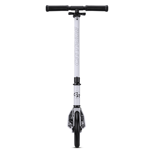 Двухколесный самокат CITYRIDE 200MM PU; алюминий/сталь порошковое покрытие. Дека 53*11СМ, руль  82-92СМ. Складной.  Без амортизатора. Подшипники Abec-9, Грипсы резина 120мм. в Джамбо Тойз #2