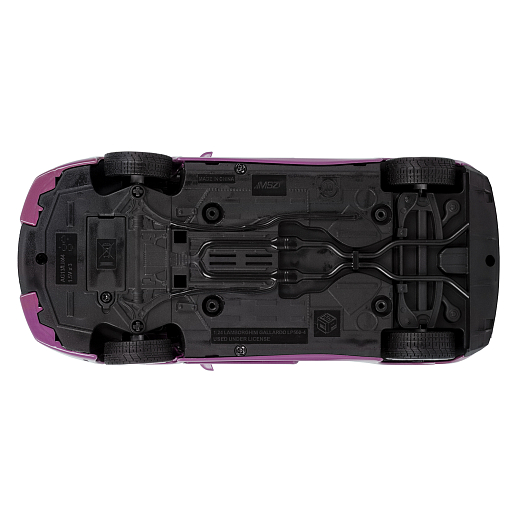 ТМ "Автопанорама" Машинка металлическая 1:24 Lamborghini Gallardo, розовый, откр. двери и багажник, свет, звук, свободный ход колес, в/к 24,5*12,5*10,5 см в Джамбо Тойз #21