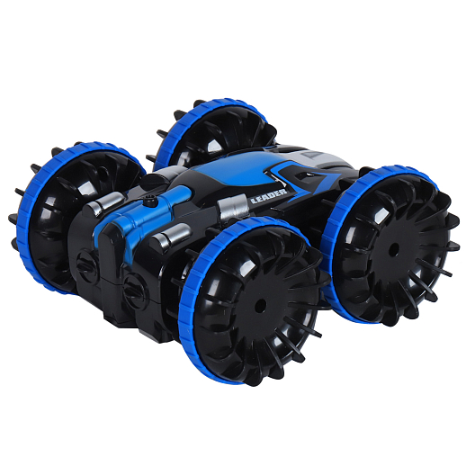 AUTODRIVE Р/У Перевертыш-амфибия, 2.4GHz, 4WD, переворот,разворот на 360,аккум. в компл., синий, в/к 29*22*8см в Джамбо Тойз #5