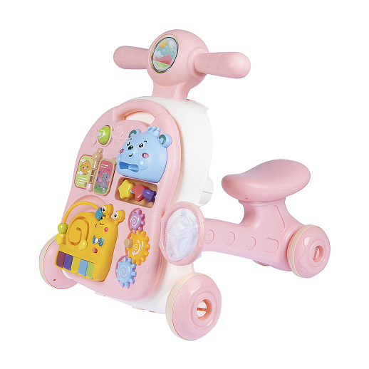 Ходунки, игровой центр, свет, звук, цвет розовый, в/к 36,5х21х45,5 см в Джамбо Тойз #29