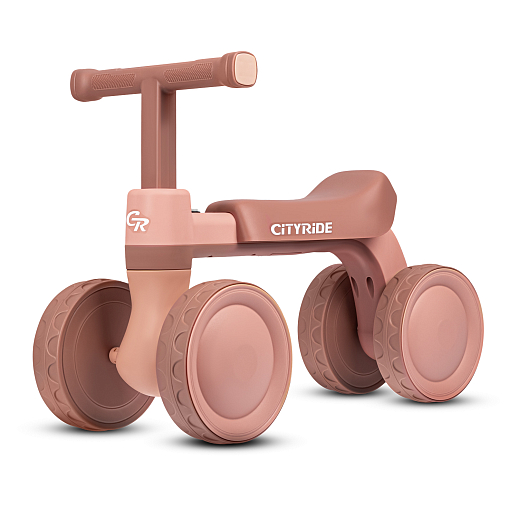 Беговел CITYRIDE, рама пластик, колеса пластик, музыка Шаинского, свет, розовый, в/к в Джамбо Тойз #6