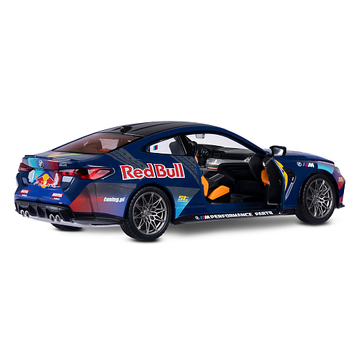 Игрушка для детей: Машинка металлическая, 1:24 BMW, цвет голубой, свет, звук, свободный ход колес, артикул JB1251740 в Джамбо Тойз #7