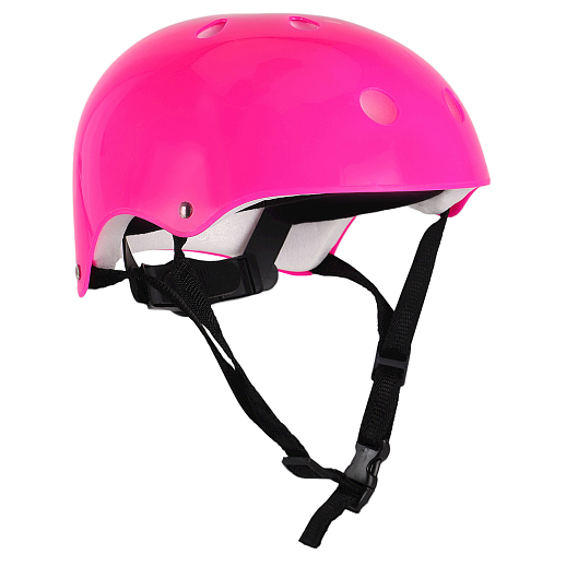 Комплект (ролики-квады, защита, шлем), передние колеса со светом, M размер (34-38),  цвет розовый в/к в Джамбо Тойз #11