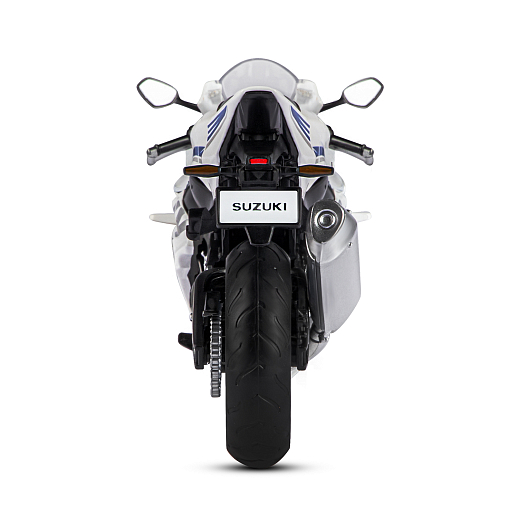 ТМ "Автопанорама" Мотоцикл металл. 1:12 SUZUKI GSX-R1000, белый, свободный ход колес, в/к 7,1 х 11,7 х 20,6 см в Джамбо Тойз #10