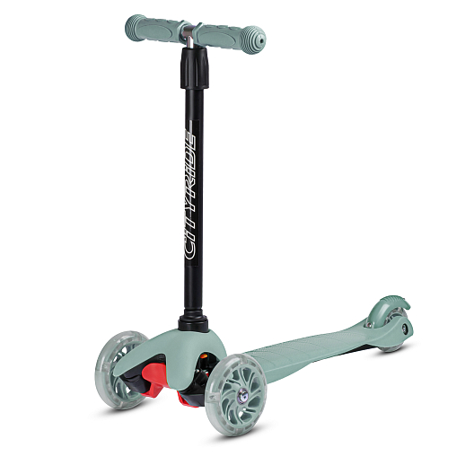 Трехколесный самокат CITY-RIDE, колеса PVC 110/76 со светодиодами, розовый, пакет в Джамбо Тойз #3