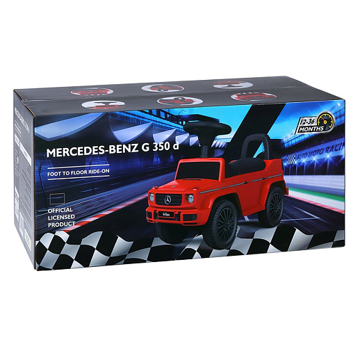 Лицензионная машинка-толокар “Mercedes-Benz”, звук, цвет белый, в/к 65,5х31х30см в Джамбо Тойз #2