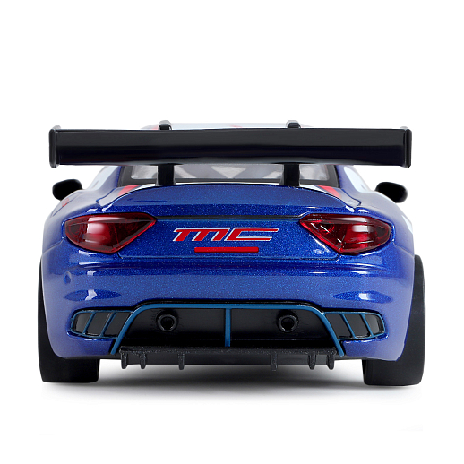 ТМ "Автопанорама" Машинка металл., 1:32 Maserati Gran Turismo MC GT4, синий, инерция, свет, звук, откр. двери, в/к 17,5*13,5*9 см в Джамбо Тойз #6