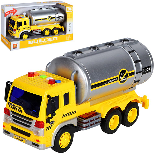 Бензовоз, звук, свет. эффект, в/к 32*11,5*18,5 см в Джамбо Тойз