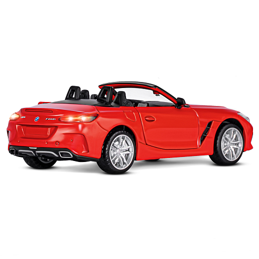 ТМ "Автопанорама" Машинка металлическая 1:30 BMW Z4 M40i, красный, свет, звук,откр. двери, инерция, в/к 17,5*12,5*6,5 см в Джамбо Тойз #10