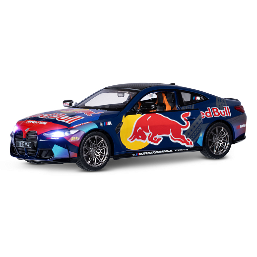 Игрушка для детей: Машинка металлическая, 1:24 BMW, цвет голубой, свет, звук, свободный ход колес, артикул JB1251740 в Джамбо Тойз #5
