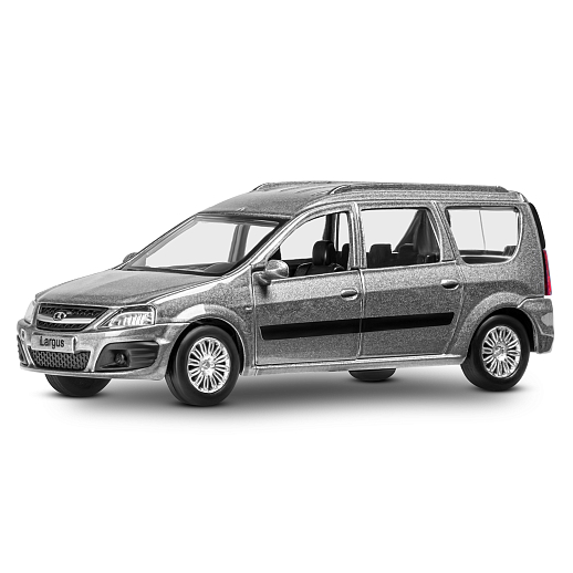ТМ "Автопанорама" Машинка металлическая 1:43, LADA LARGUS серая, откр. 2 двери., инерция в Джамбо Тойз #2