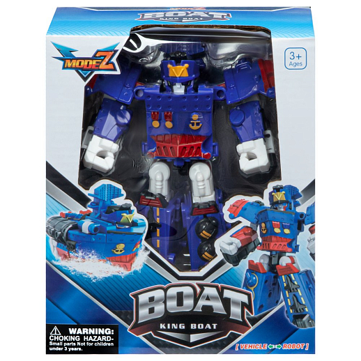 Робот-трансформер, цвет синий, в/к 15*7*18см в Джамбо Тойз #4