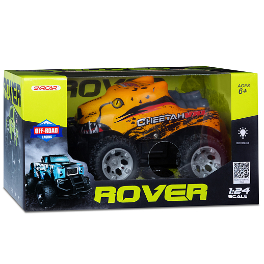 Р/у внедорожник с 3D подсветкой корпуса, анималистичный кузов, коробка с функцией TRY ME, 4 канала, с аккум., в/к 25*13,5*13,5см в Джамбо Тойз #13