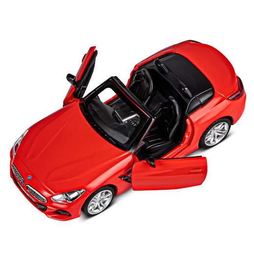 ТМ "Автопанорама" Машинка металлическая 1:30 BMW Z4 M40i, красный, свет, звук,откр. двери, инерция, в/к 19*9*7 см в Джамбо Тойз #7