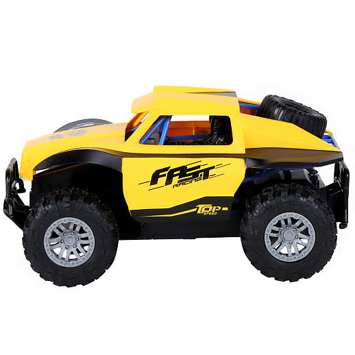 AUTODRIVE Р/У Скоростной внедорожник,М1:16,2.4GHz,4 канала,цвет желтый,аккум.в компл., в/к 30*17*14,2 см в Джамбо Тойз #4