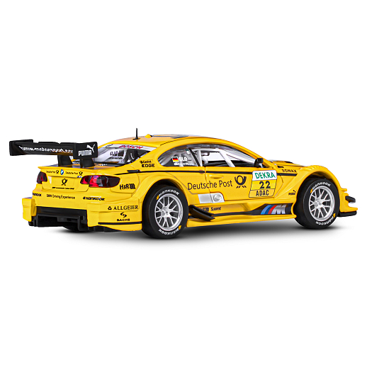 ТМ "Автопанорама" Машинка металлическая 1:32 BMW M3 DTM, желтый, свет, звук, откр. двери и капот, инерция, в/к 17,5*13,5*9 см в Джамбо Тойз #10