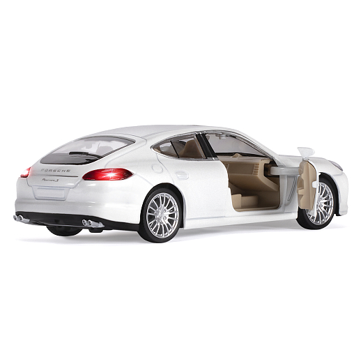 ТМ "Автопанорама" Машинка металлическая 1:32  Porsche Panamera S,белый, свет, звук, откр. двери, инерция, в/к 17,5*13,5*9 см в Джамбо Тойз #8