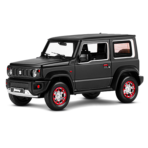 ТМ "Автопанорама" Машинка металлическая, 1:18, Suzuki Jimny, черный, открываются двери, капот и багажник, свободный ход колес, световые и звуковые эффекты, в/к 24,5х12,5х10,5 см в Джамбо Тойз #2