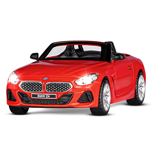 ТМ "Автопанорама" Машинка металлическая 1:30 BMW Z4 M40i, красный, свет, звук,откр. двери, инерция, в/к 19*9*7 см в Джамбо Тойз #15