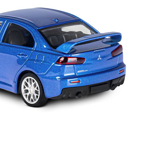 ТМ "Автопанорама" Машинка металлическая 1:41 Mitsubishi Lancer Evolution, синий, откр. двери, инерция, в/к 17,5*12,5*6,5 см в Джамбо Тойз #14